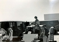 Me sitting on top of Falcon Station Wagon at Copiague Flea Market