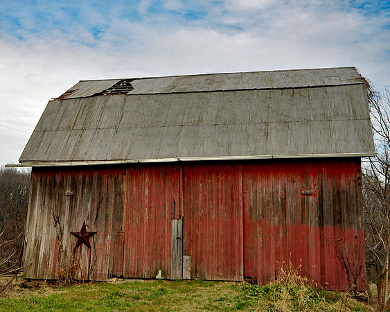 Old Barn with Star