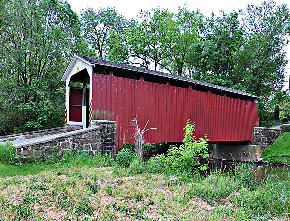 Bucher's Mill Covered Bridge View